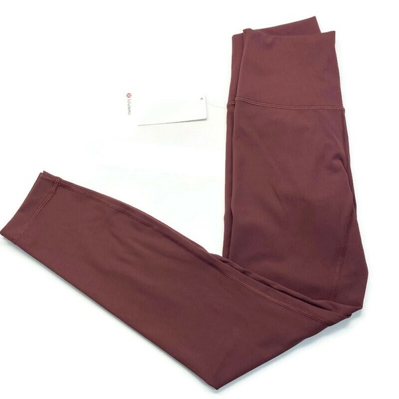 NWT! LULULEMON Wunder Under Tight 25” Red Merlot 4 - Picture 3 of 6